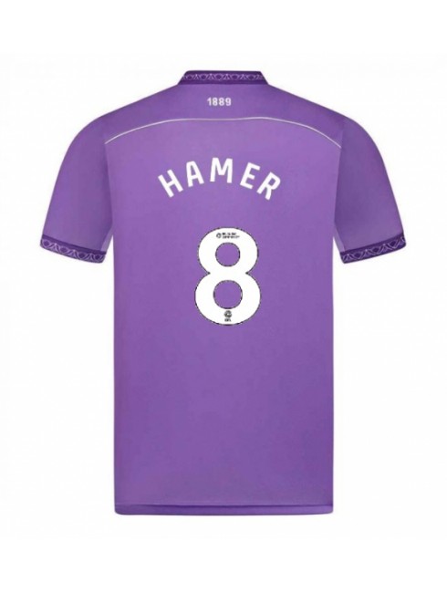 Sheffield United Gustavo Hamer #8 Ausweichtrikot 2025-26 Kurzarm Sheffield United Gustavo Hamer #8 Ausweichtrikot 2025-26 Kurzarm